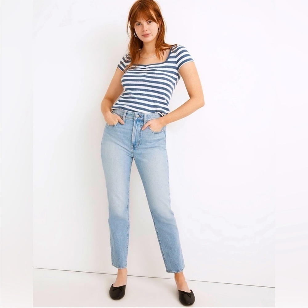 Madewell The Curvy Perfect Vintage Jean in Fiore Wash 25